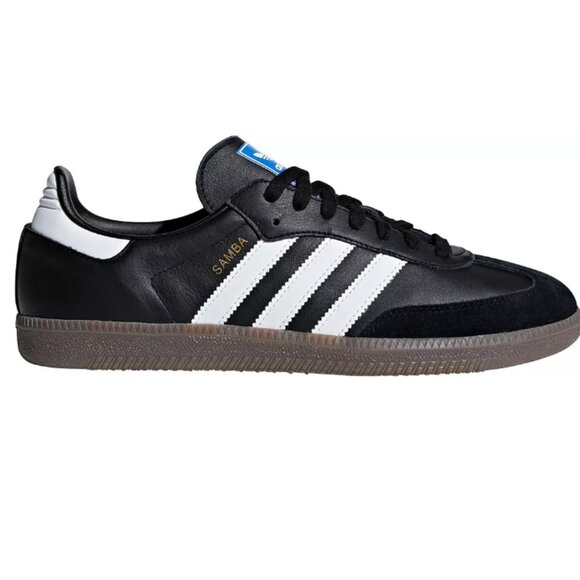 adidas Samba Black and White Sneakers - Picture 1 of 5